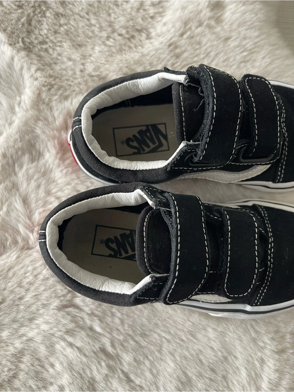 Vans black shoes sz 11.5 toddler kids